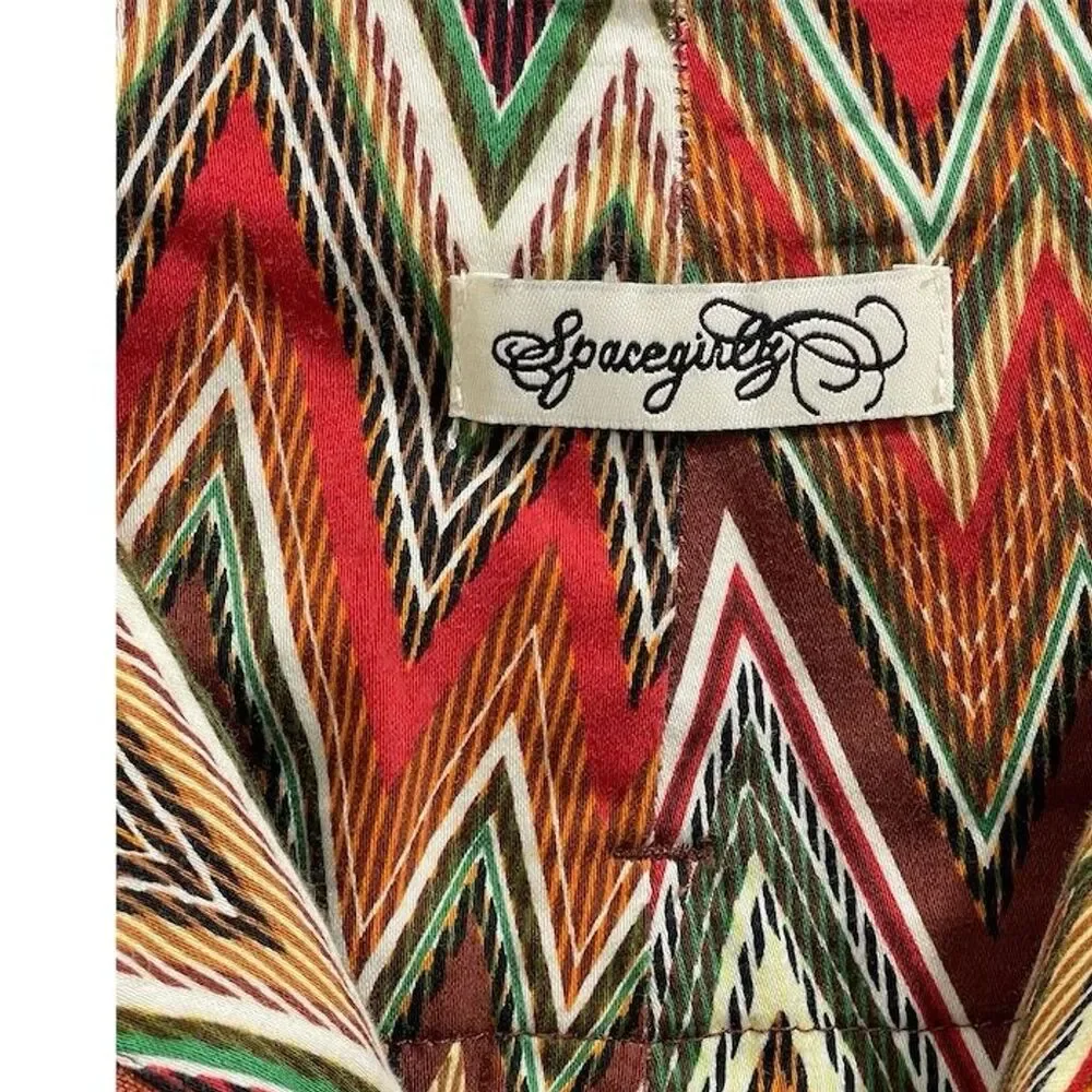 Space Girlz Women's Chevron Knit, Cotton Pants Multicolor Size 18 Casual (sku336 - Picture 3 of 9